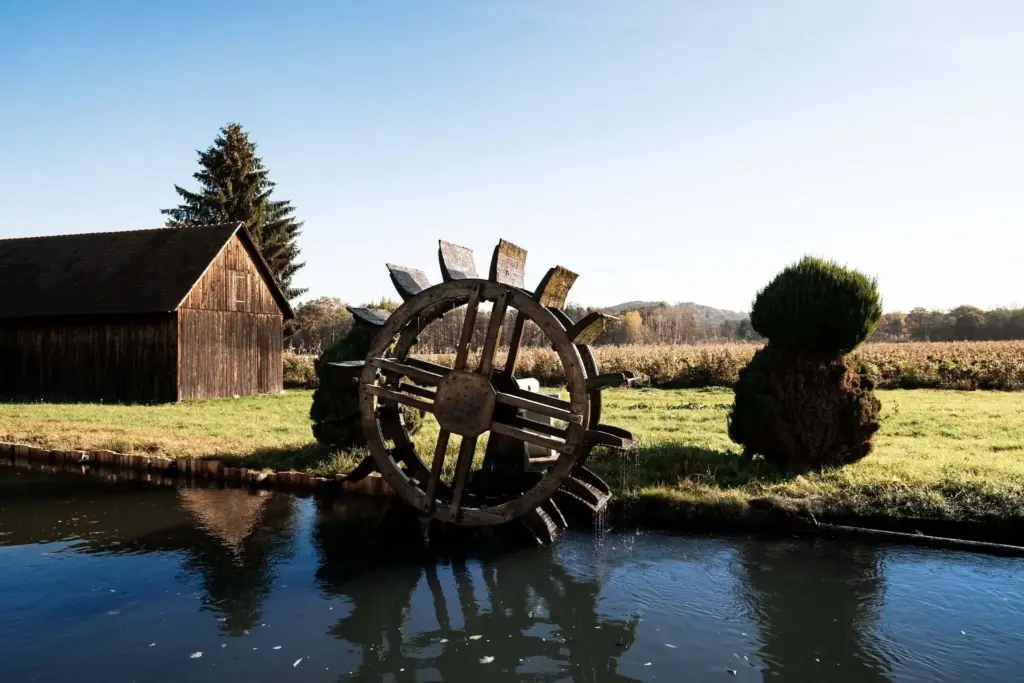 Mühlenrad der Haindl Mühle in Kalsdorf bei Graz