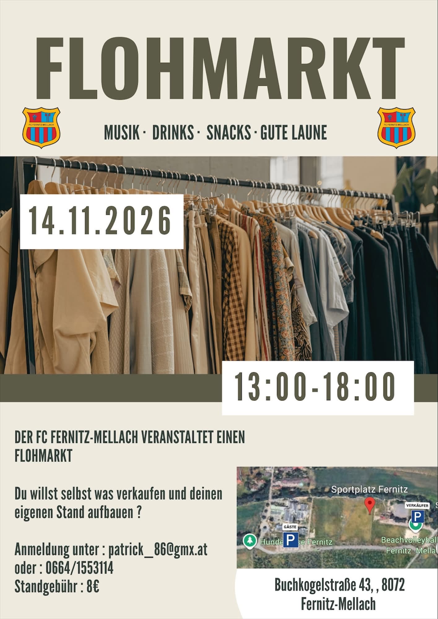 Flohmarkt beim FC Fernitz-Mellach