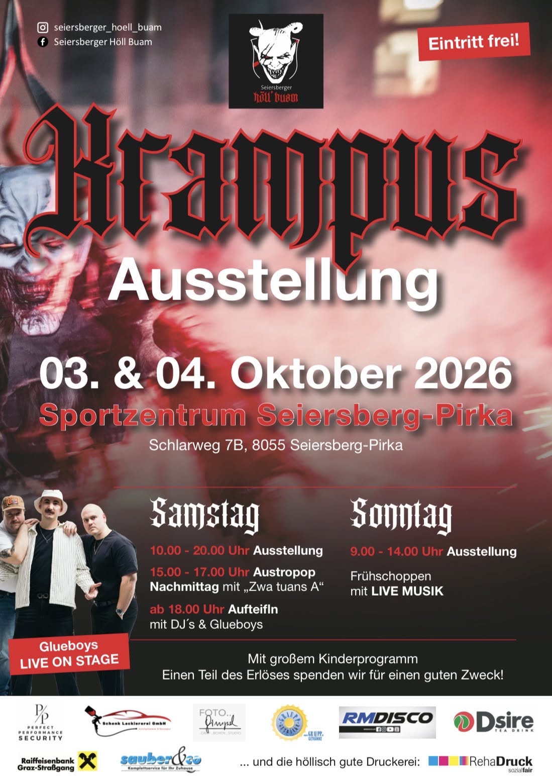Krampus-Ausstellung Seiersberg: 37 Gruppen aus ganz Österreich