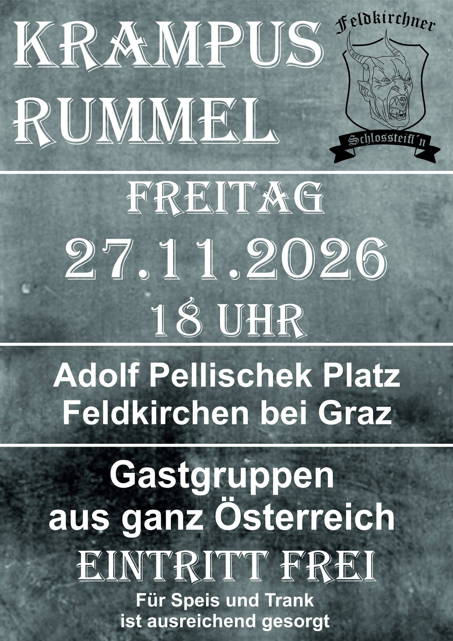 Krampusrummel 2026 in Feldkirchen bei Graz