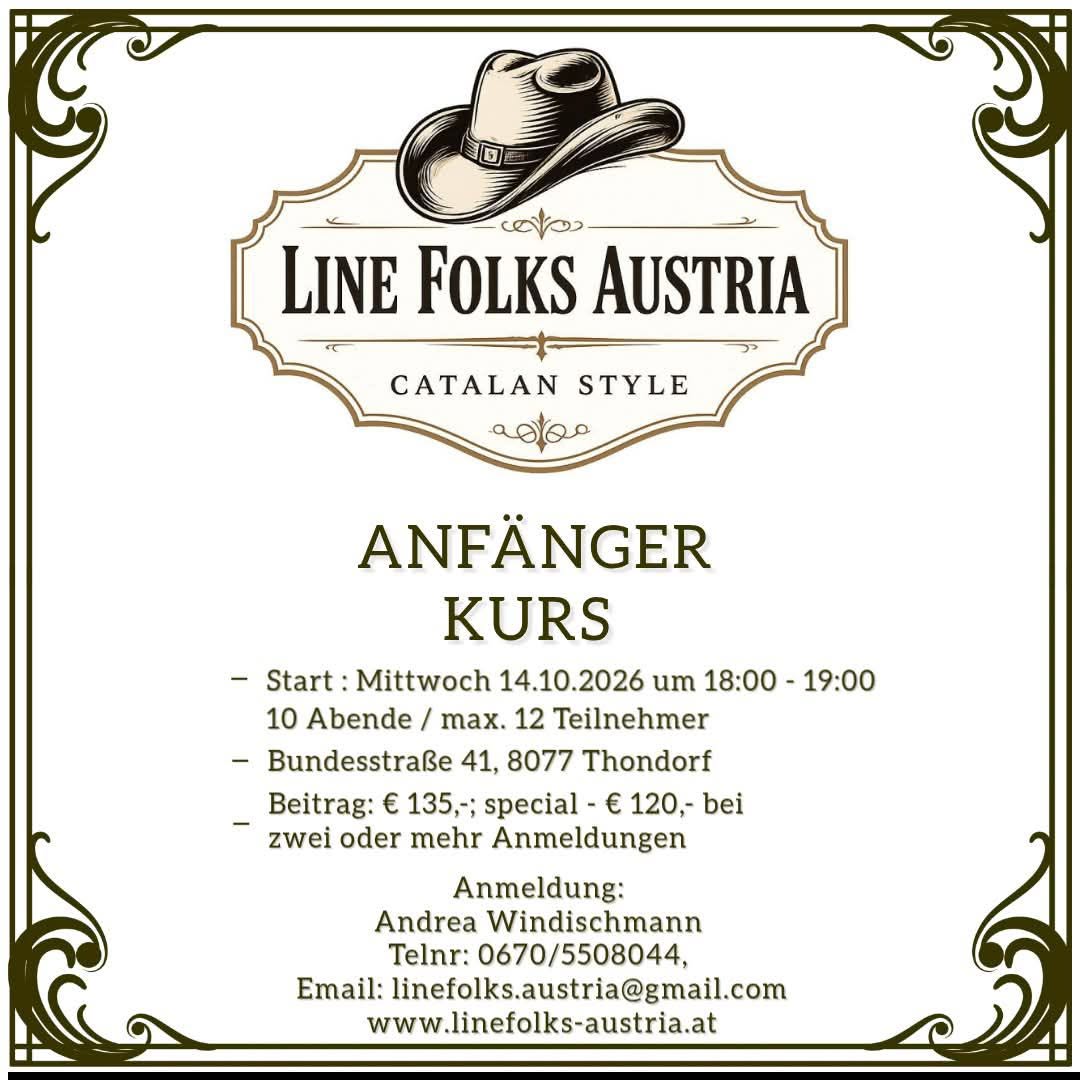 Linedance-Anfängerkurs – Line Folks Austria
