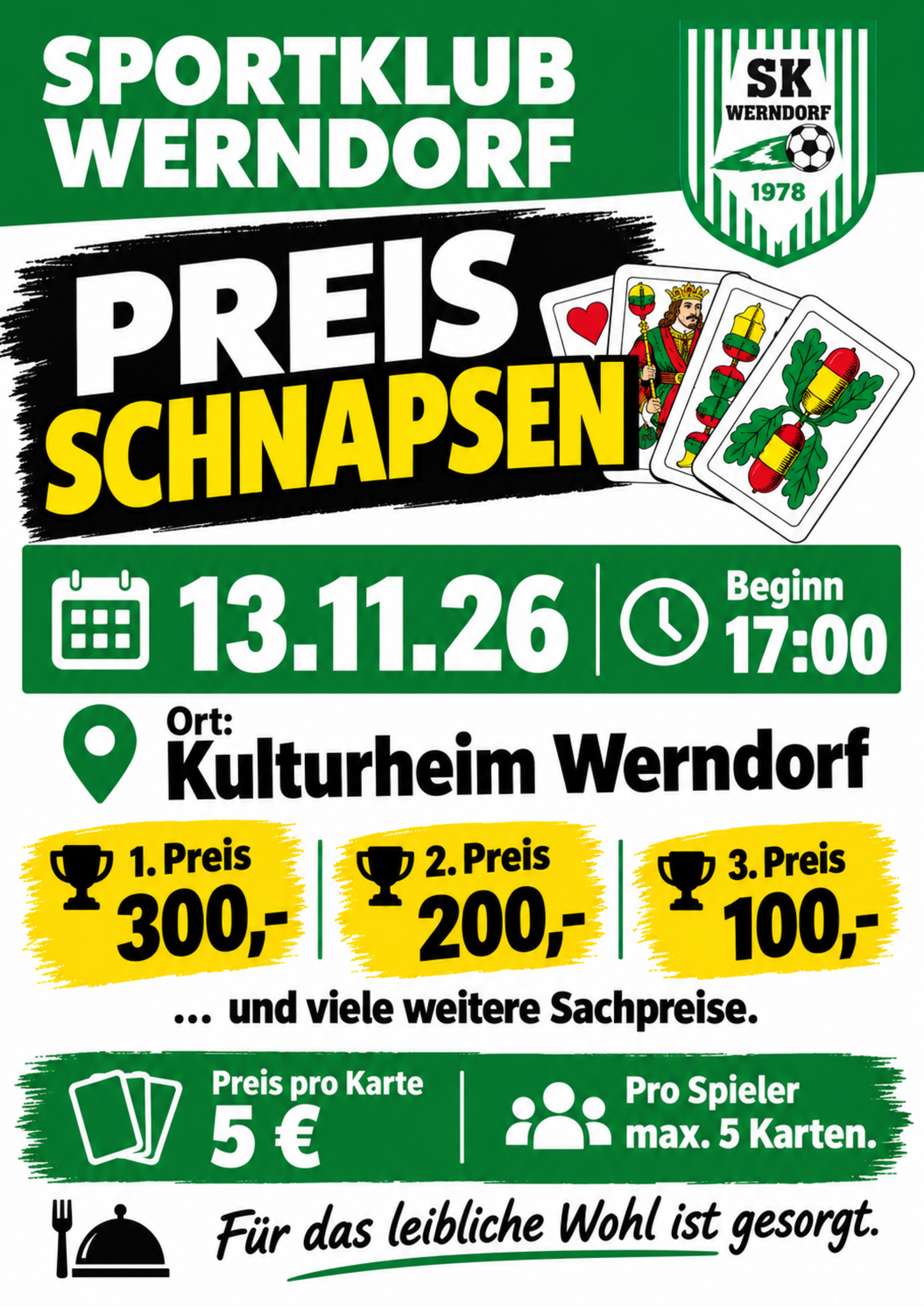 Preisschnapsen des SK Werndorf