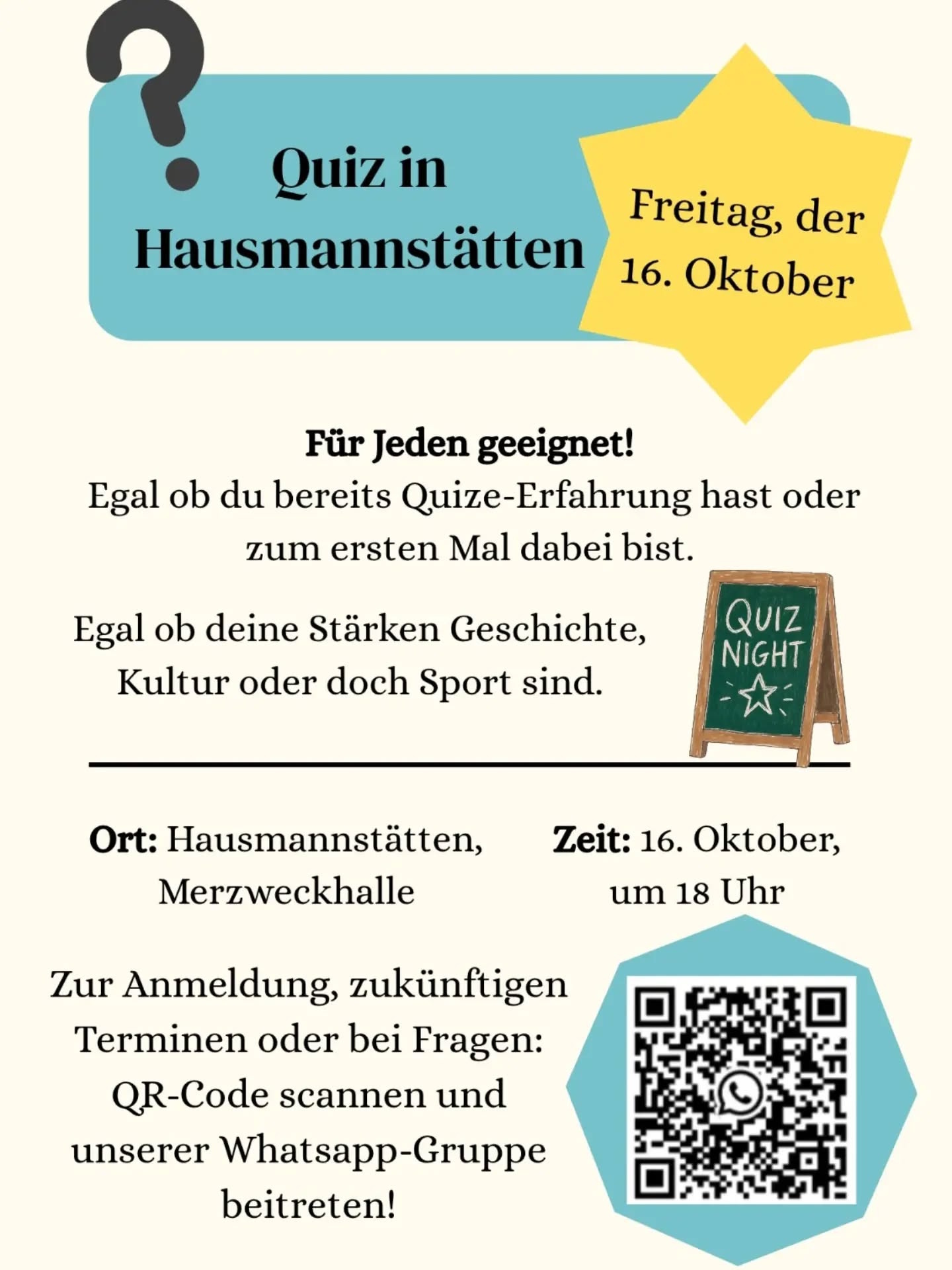 Quizabend in Hausmannstätten: Wissen, Teamgeist und Spaß